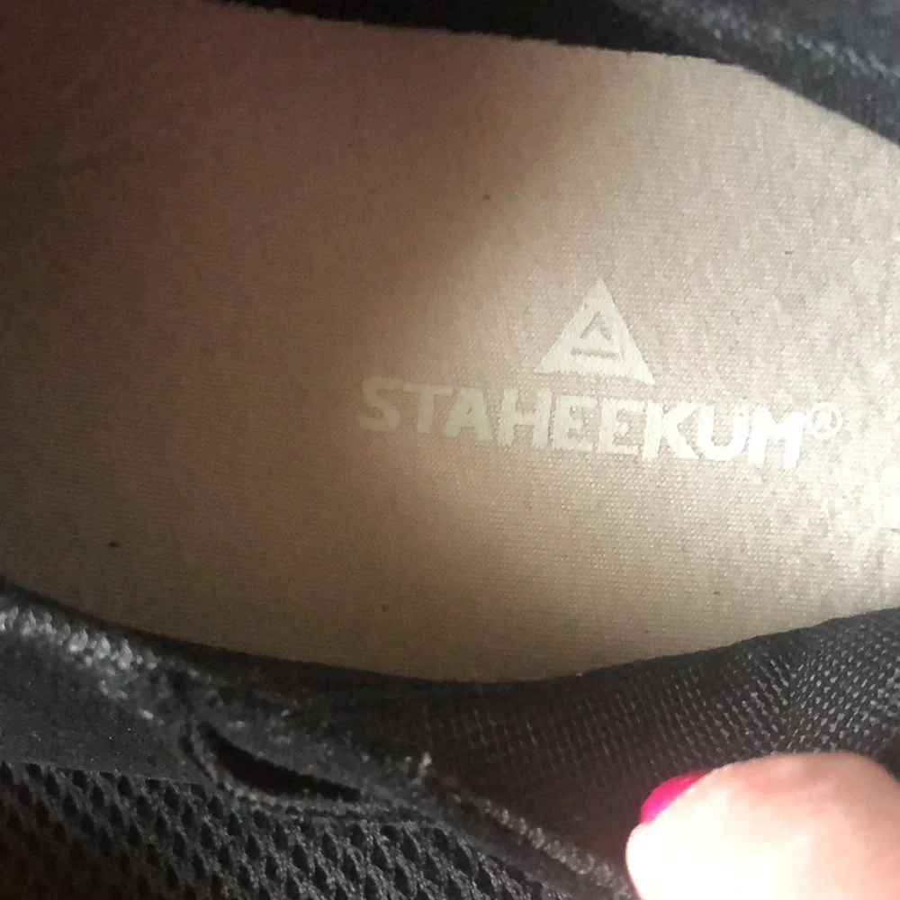 STAHEEKUM SUEDE FLIPSIDE BLACK SHOES